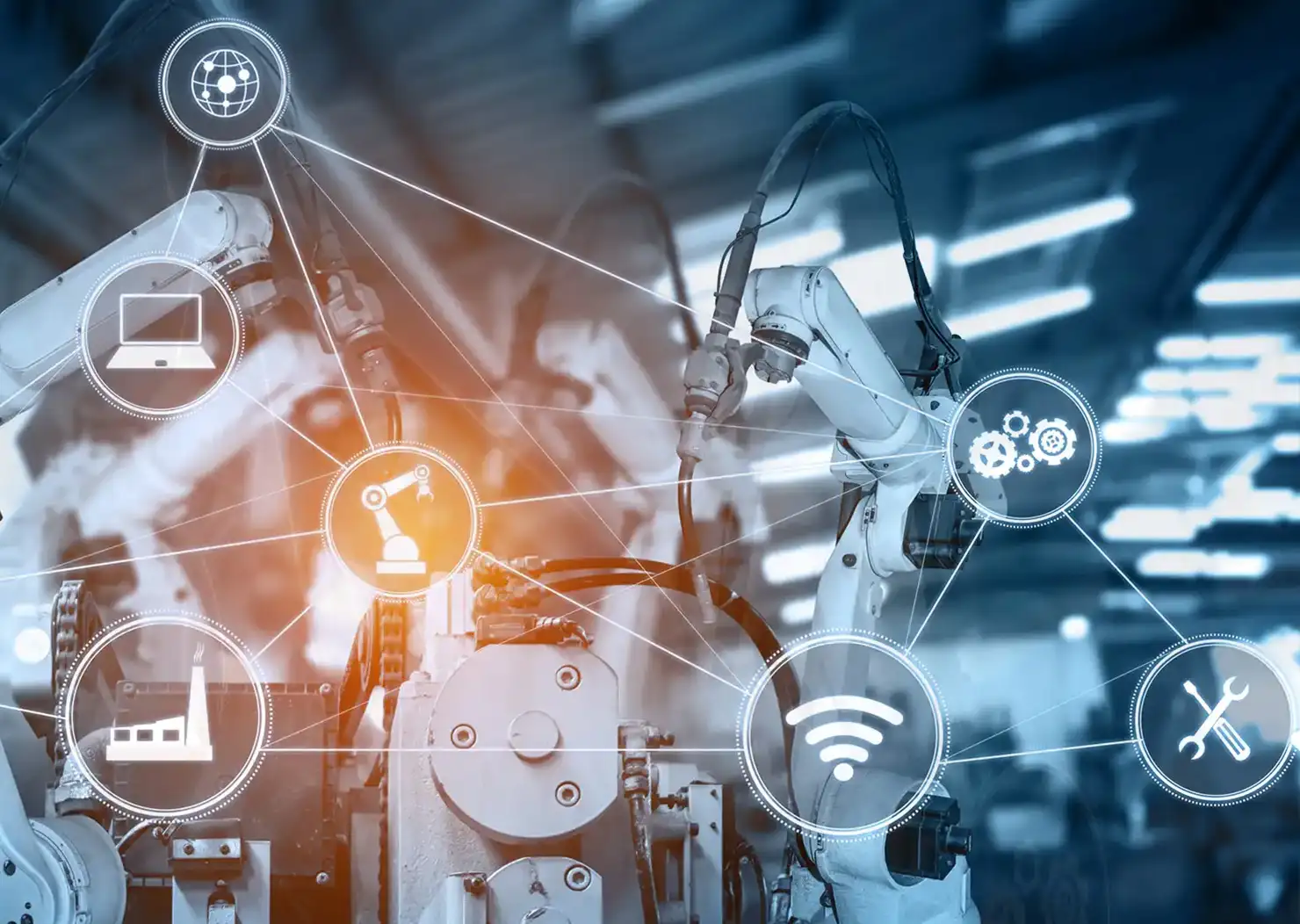 Obrazek przedstawiający maszyny IoT